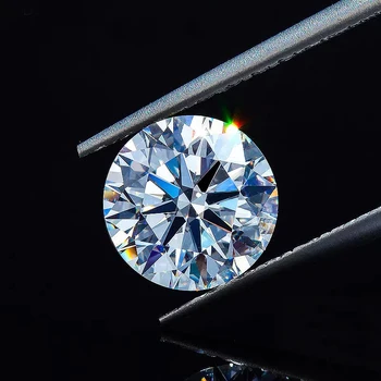 Apvalios Lakuotais Supjaustyti 0.3 ct Karatų 4.0 mm DEF Spalvos 100% Realių Deimantų Prarasti Akmens Deimanto žiedas papuošalai aukštos kokybės medžiagos