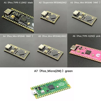 Naujoviškas Mažos Galios Mikrokompiuteriai, Aukštos kokybės Cortex-M0+ Procesorius Aviečių Pi Pico Valdybos RP2040 Dual-Core 264KB RANKOS