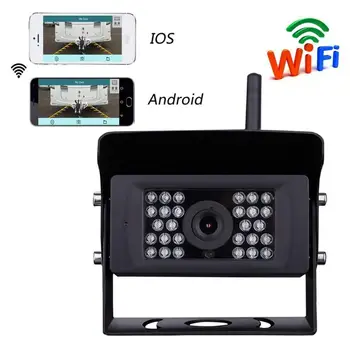 2MP 1080P Belaidžio WIFI Atvirkštinio Automobilių Atsargines Kamera Sunkvežimis/RV/nameliais/Priekabos
