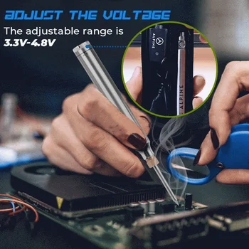 Lituoklio 5V 8W Belaidžio Įkrovimo Suvirinimo Įrankis Lydinio Nešiojama Baterija lituoklio su USB Suvirinimo Įrankiai, Suvirinimo Komplektai