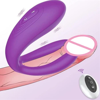 Vibratorius Belaidžio Kontrolės Rabbit Vibratorius Nešiojami Klitorio Stimuliatorius Moterims Pora G-Spot Makšties ir Prostatos Masažas