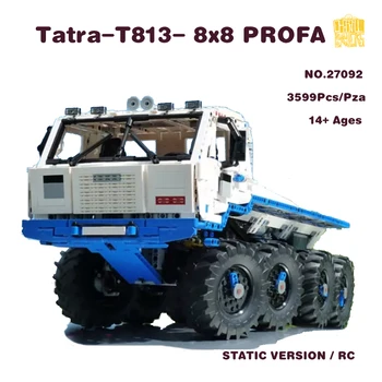 SS-27092 Tatrai-T813 - 8x8 PROFAIII SUNKVEŽIMIO Modelis Su PDF Brėžinius Pastato Blokus, Plytas, Vaikams, 