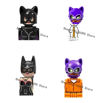 Superherojus Catwoman Catgirl Statybiniai Blokai, Plytos, ABS Žaislai Vaikams Veiksmų Skaičiai Kalėdų Dovana