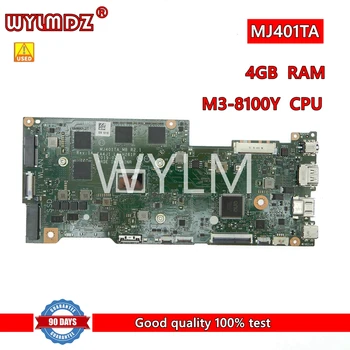 Naudoti MJ401TA M3-8100Y CPU 4G Nešiojamasis Mainboard Asus ImagineBook MJ401TA 14