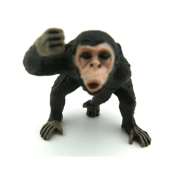 Gorila Imitavimo Modelį Gyvūnų Lėlės Plastikiniai Žaislai, Patalpų Įrengimui Skirti Dirbiniai Laukinių Gyvūnų, Miško Gyvūnų Modelio Dovanos 2021