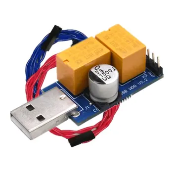 USB Kontrolierius Dual Relay Kompiuteris Automatiškai iš naujo Paleisti Mėlynas Ekranas Kasybos Žaidimas Serverio BTC Miner Žaidimas Monitoringing PC Desktop