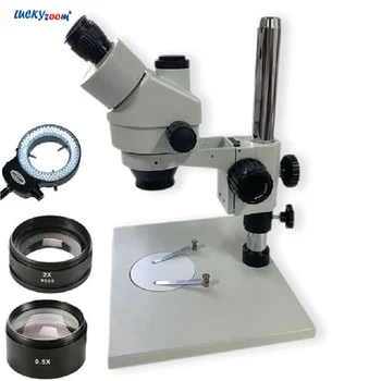 3.5 X-180X Profesinės Trinokulinis Mikroskopu Didelės Bazės Lentelė Litavimo Stereo, Zoom Microscopio Metalo Individualų Mikroskop