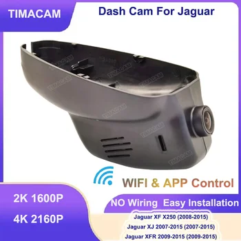TIMACAM 2K Wifi, Automobilių DVR 4K UHD 2160P Brūkšnys Kamera Jaguar XFR 2009-2015 m. už Jaguar XF X250 2008-2015 už Jaguar XJ 2007-2015