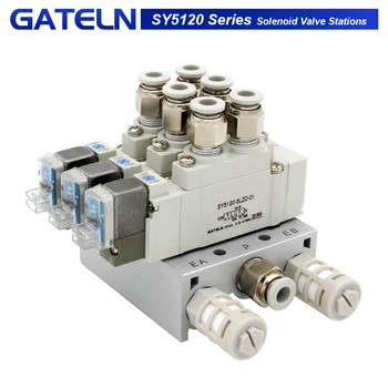 SMC tipas SY5120 Solenoid valve derinys Vienu elektroniniu būdu valdoma cilindrų valdymo vožtuvas SY5120-5LZD-01 SY5120-6LZD-01