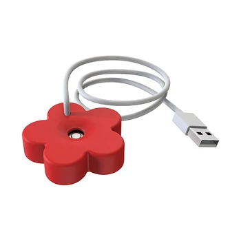 Mini Nešiojamas Drėkintuvas su USB Laidu Sandarinimo Dizaino Tankless Drėkintuvas Kelionės Asmens Drėkintuvas, Miegamojo Raudona