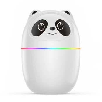 SANQ Panda Oro Drėkintuvas Mielas 220Ml Aromato eterinis Aliejus Difuzoriaus USB Fogger Rūkas kūrėjas Su Spalvinga Naktį Šviesos