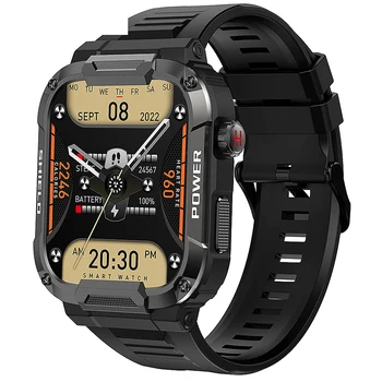Smartwatch karių Lauko Sporto Taktinis Žiūrėti, Sporto Laikrodžiai, Pedometer, Fitneso Žiūrėti IP68 Vandeniui Riešo Žiūrėti