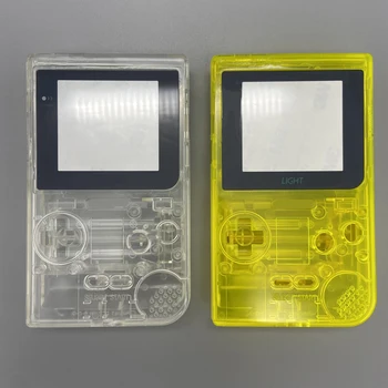 Full Shell pakeitimo komplektas Gameboy light Korpuso dangtelis GBL apvalkalas su ekrano mygtukas + lipdukas