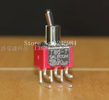 [SA]T8021 Dual šešių pėdų dviejų dalių yra išlenkta horizontalioje mažas perjungti jungiklį M6.35 Taivano SH jungiklis T80-T--50pcs/daug