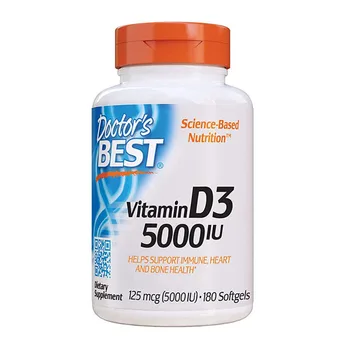 Vitaminas D3 VitaminD3 VD 5000IU 180 minkštų kapsulių