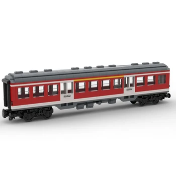 Įgaliotas SS-71043 571pcs+ iš Pradžių 6wide Statinė Versija DB Regio lengvųjų Automobilių 1st/2nd Klasės Blokai Nustatyti Modelis