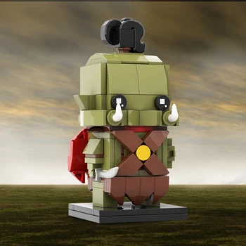 Minifigure Serijos Orc Brickheadz Blokai 162PCS Ss Idealus Paveikslas 