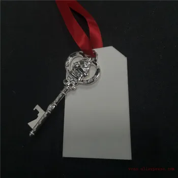 sublimacijos tuščią Naujų Santa Claus raktas su baltos spalvos mdf žymeklį karšto perdavimo spausdinimo tuščią reikmenys 15vnt/daug