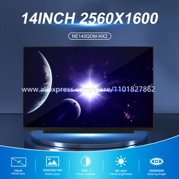 14 Colių TFT LCD Ekranas 2560(RGB)×1600 Tablet PC Rodo ir Plokštės TFT LCD Moduliai NE140QDM-NX2