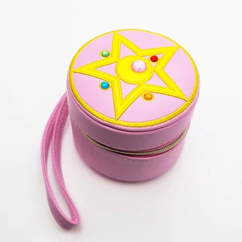Anime Sailor Moon Crystal Star Compact Papuošalų Dėžutė Mini Organizatorius Atveju Ornamentu Turėtojas Piniginės Rankinėje, Krepšyje Kosmetikos Krepšys Moterims, Dovana