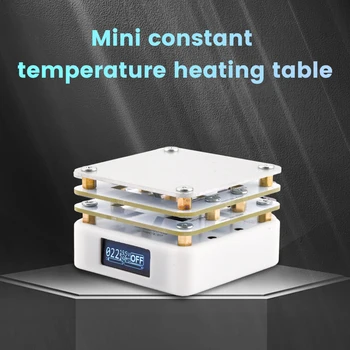 Mini PCB Lenta Litavimo Šildymo Plokštės Reguliuojamas Pastovios Temperatūros Šildymo Lentelė Suvirinimo Pašildymo LED Perdarymas Stotis